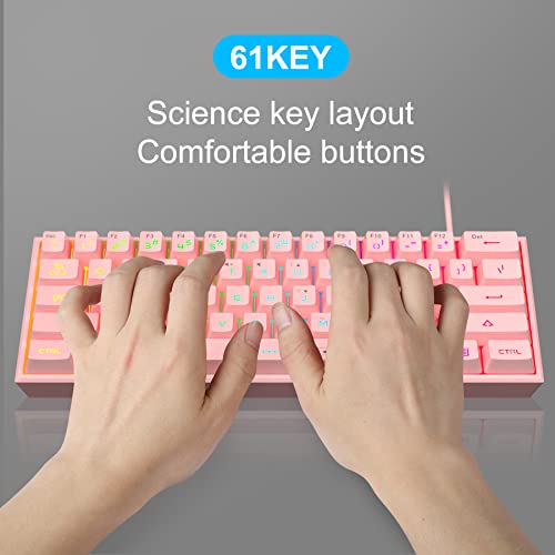 MageGee TS91 Mini clavier de jeu/bureau 60-5