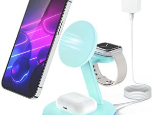 Station de charge magnétique sans fil pour