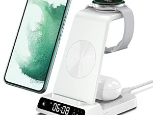 leQuiven Station de charge Samsung avec horloge