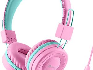 iClever Casque pour enfants avec microphone pour