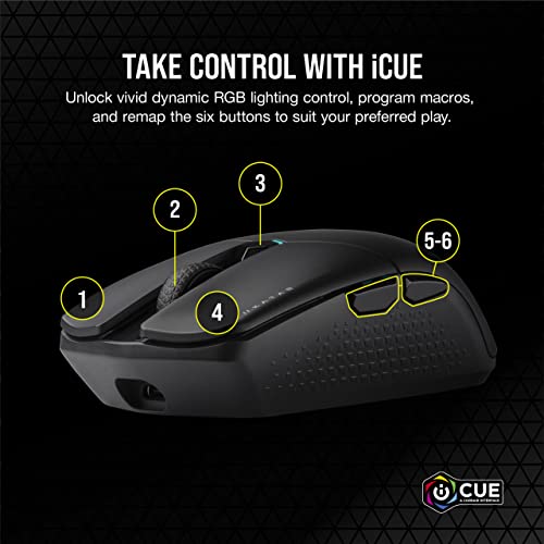 Souris de jeu sans fil Corsair KATAR-4