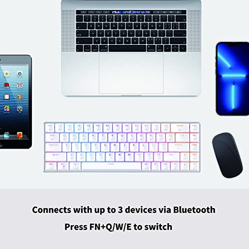Clavier de jeu mécanique Bluetooth filaire/sans fil-4