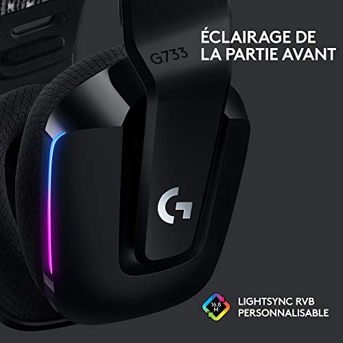 Logitech G733 Lightspeed Casque de jeu sans-4