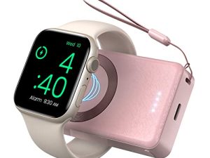 LVFAN 4000mAh Chargeur Portable pour Apple Watch