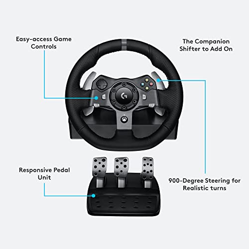 Volant de course et pédales Logitech G920-4