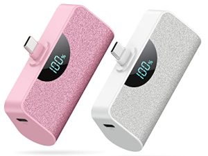 [Lot de 2] Mini chargeur portable USB-C