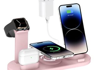 Chargeur sans fil 4 en 1 Station