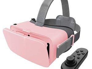 Casque de Réalité Virtuelle pour Téléphone Rose