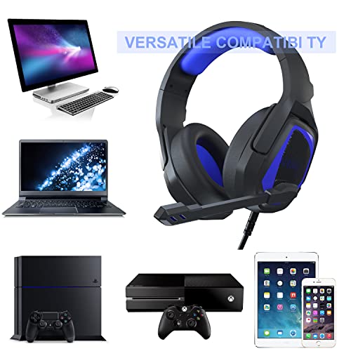 Emonoo Casque de jeu pour PS4 PS5-5