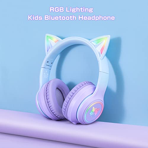 SIMGAL Casque d'écoute Bluetooth pour enfants