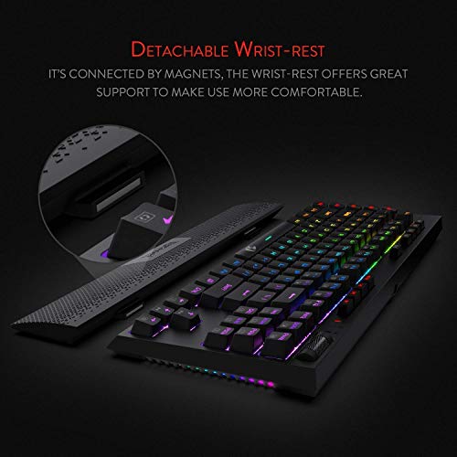 Clavier de jeu mécanique sans fil Redragon-5