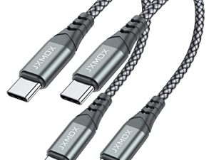JXMOX Câble court USB C vers USB