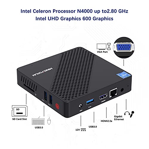 KODLIX Mini PC Celeron N4020 (jusqu'à 2