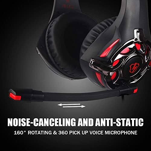 SADES G813 Casque multi-plateforme Playstation 4Gaming avec-4