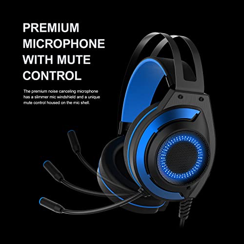 USOTSO Casque de jeu PC/casque stéréo de-5
