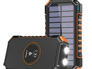 Riapow Solar Power Bank 26800mAh