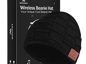 MISERWE Bonnet sans Fil 5.0 Haut-Parleur Casque
