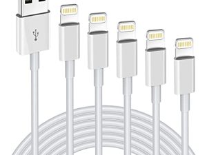 Chargeur iPhone Lot de 5 câbles Lightning