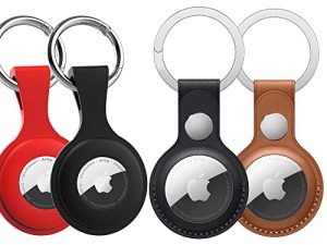 Lot de 4 porte-clés Airtag étanches et