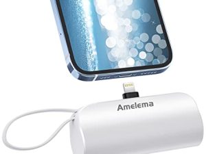 amelema Petit chargeur portable pour iPhone