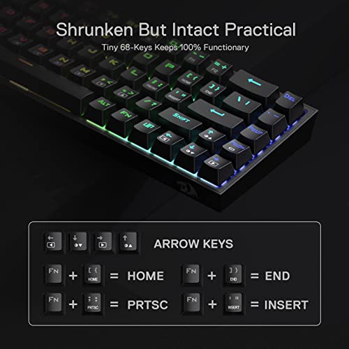 Redragon K631 Castor Clavier de jeu RVB-4