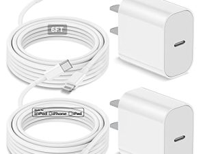 [Lot de 2] Chargeur rapide iPhone 14