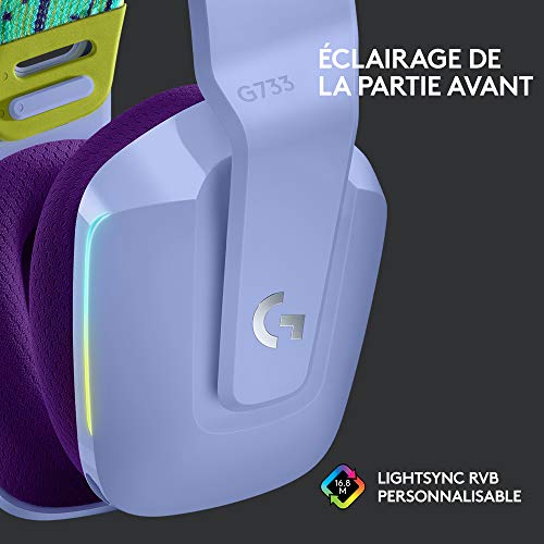 Logitech G733 Lightspeed Casque de jeu sans-4