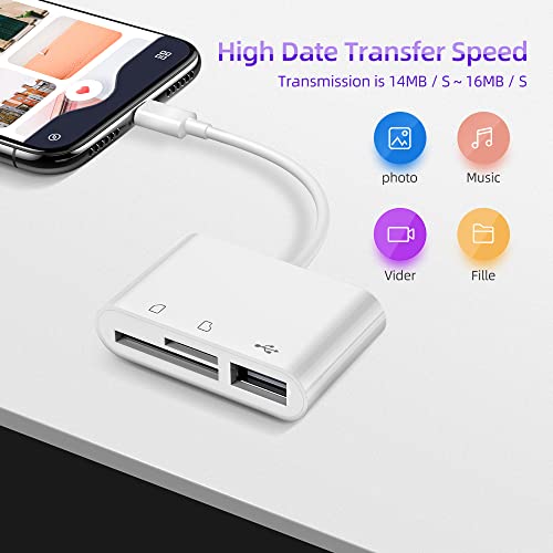 Lecteur de carte mémoire USB C vers-3