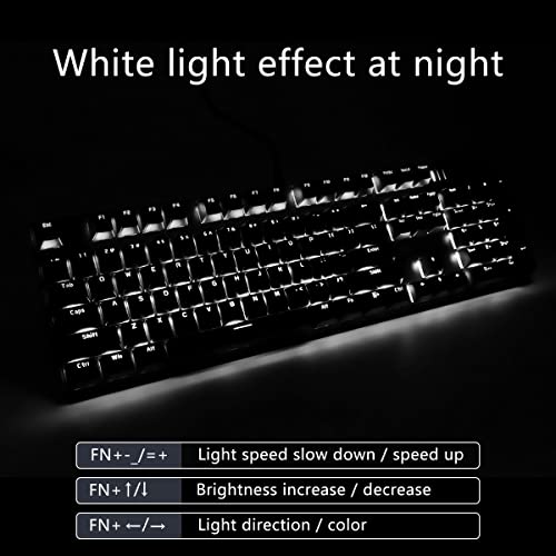 Merdia Clavier Mécanique Clavier Gaming avec Interrupteur-5