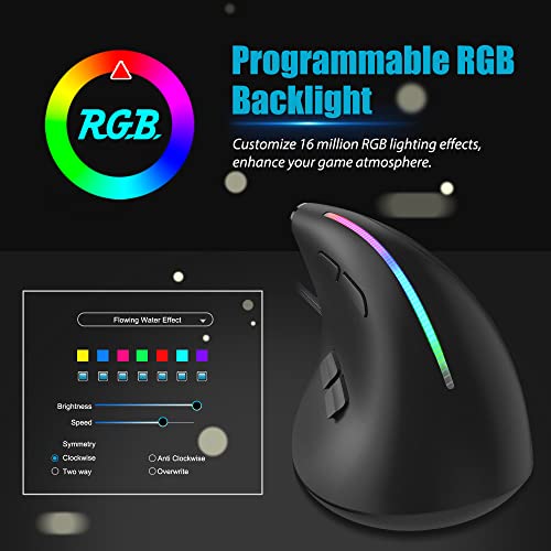 Souris de jeu RVB