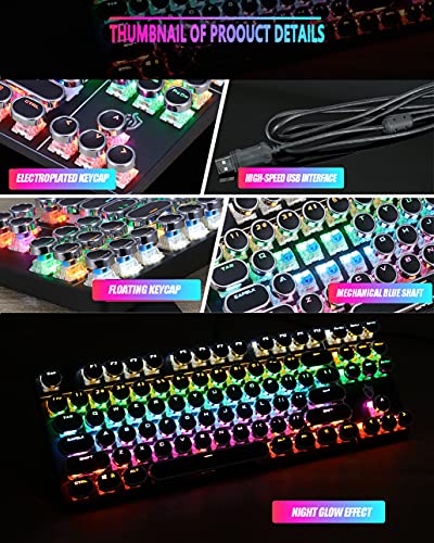 YSCP Clavier de jeu mécanique de style-4