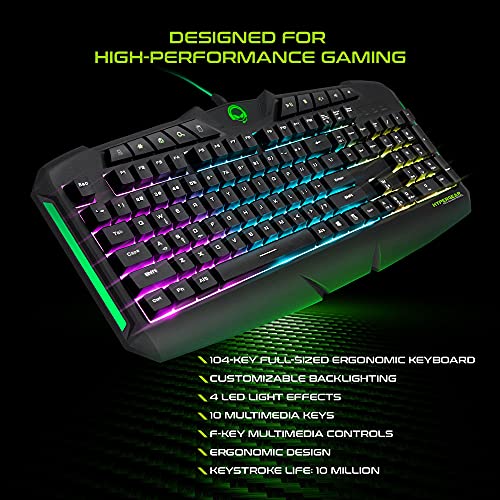 Kit de jeu HyperGear 4-en-1 clavier de-3