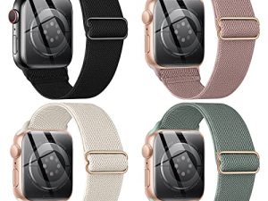 CTYBB Lot de 4 bracelets en nylon
