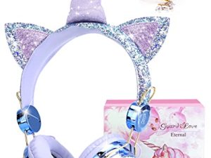 Casque d'écoute pour enfants licorne pour filles