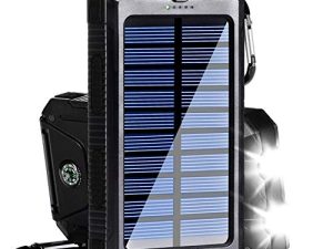 ERRBBIC Chargeur Solaire 20000 mAh Solaire Power