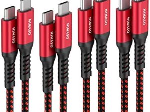Lot de 4 câbles USB C vers
