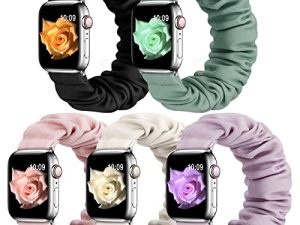 WANLISS Lot de 5 bracelets chouchous compatibles