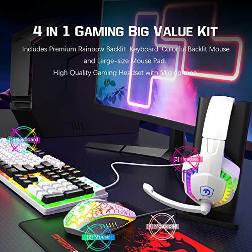 Clavier et souris de jeu filaires et-3