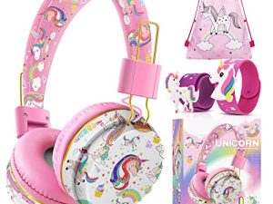 QearFun Casque licorne pour filles et enfants