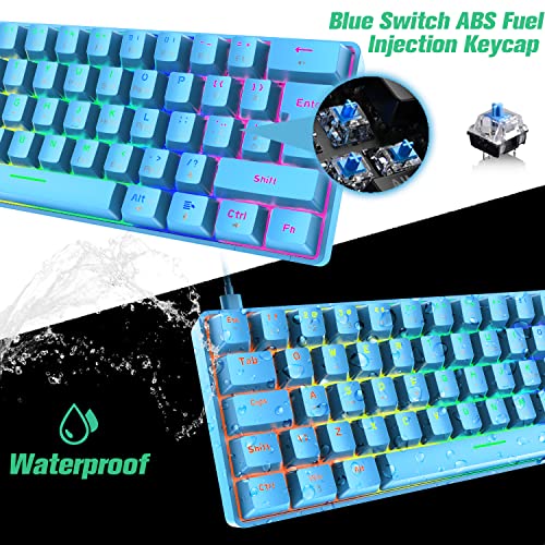 Clavier de jeu RVB 60 % véritable