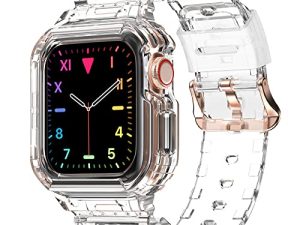 Compatible avec Apple Watch Clear Band 41