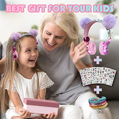 Casque sans fil Licorne pour enfants