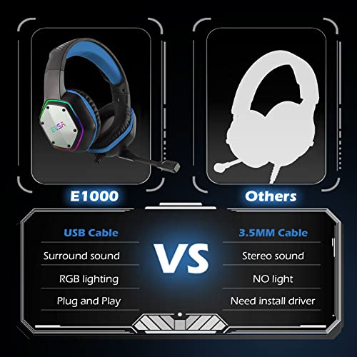 EKSA E1000 Casque de jeu