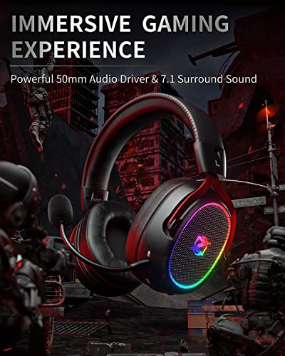 Ozeino Casque de jeu sans fil pour-4