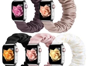WANLISS Lot de 5 bracelets chouchous compatibles