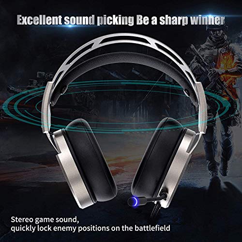 QcoQce Casque de jeu avec son surround-4