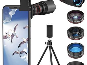 Selvim Phone Camera Lens Kit d'objectifs pour