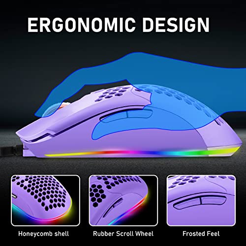 Souris de jeu filaire légère