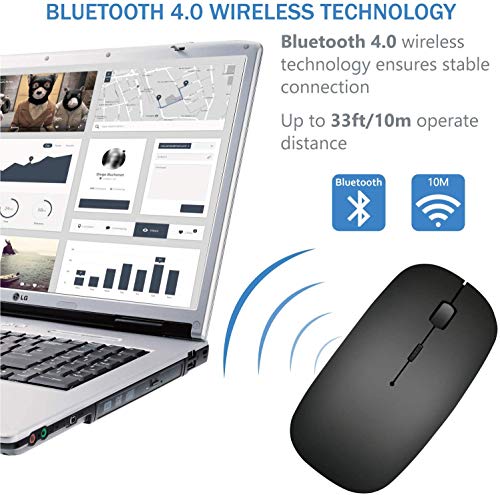 Chargeur sans fil Bluetooth Souris d'ordinateur pour-3