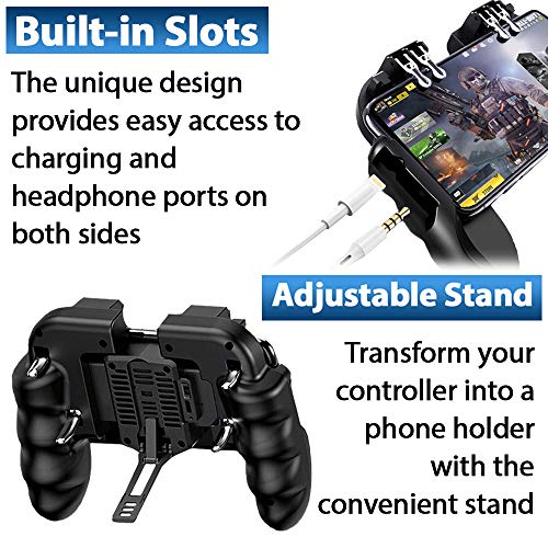 Manette de jeu mobile à 4 déclencheurs-3